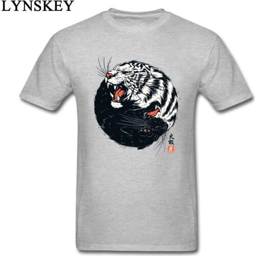 Taichi Tiger Cool T Shirts Maneater Mens Unique Tops & Tees High Quality Pure Slim Fit White Tee Shirts