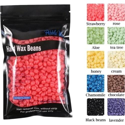 100g Hard Wax Pellet No Strip Depilatory Wax For Depilation Hot Film Hard Brazilian Wax Hair Removal Cream Hair Removal Beans