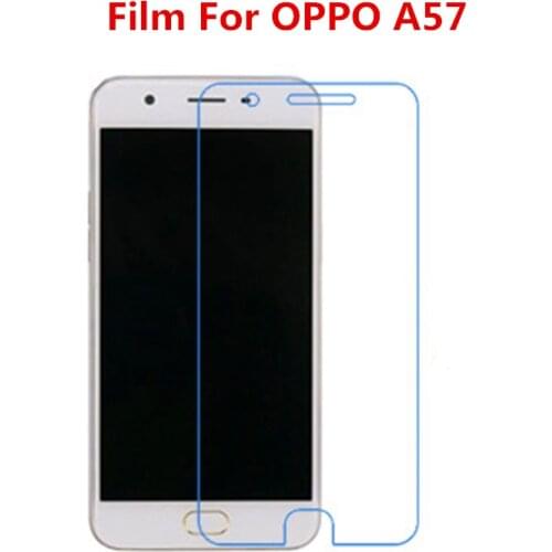 1/2/5/10 Pcs Ultra Thin Clear HD LCD Screen Protector Film With Cleaning Cloth Film For OPPO A57