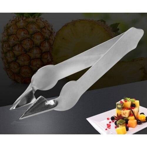 1PC Kitchen Gadget Stainless Steel Pineapple Knife Double-Sided Ananas Pineapple Slicers Pineapple Eye Seed Slicer Clip KX 141