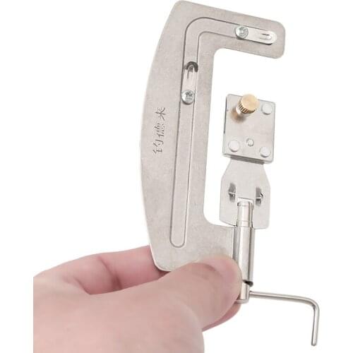 1Pc Stainless Steel Semi Automatic Fishing Hook Line Tie Tool Fishing Accessories Fishing Hook Binding Device