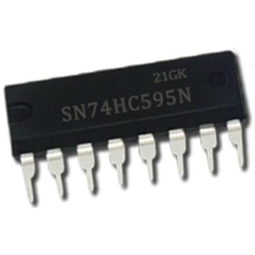 100PCS SN74HC595N 74HC595N 74HC595 DIP-16