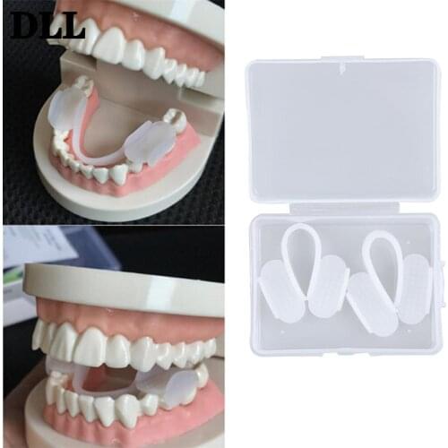 2pcs Dental Mouth Guard Bruxism Splint Teeth Grinding Sleep Aid Braces Tool