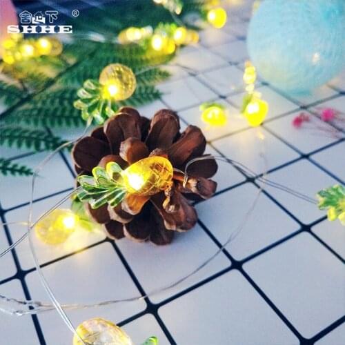 3M Pineapple 30 LEDs Lighting Strings Silver Copper Fairy String Light with AA Battery For Wedding Party Gift Home Decor