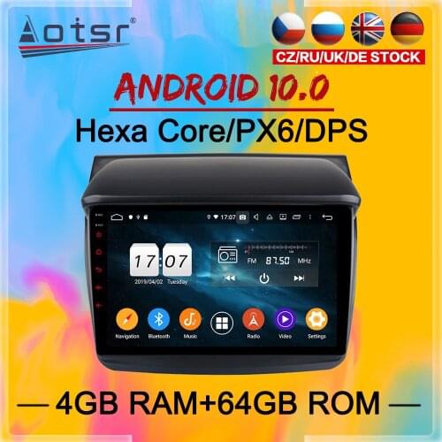 2 Din Android 10 DSP Car Multimedia Player For Mitsubishi PAJERO Sport 2 L200 Triton 2008-2015 Navi Audio Radio Stereo head unit