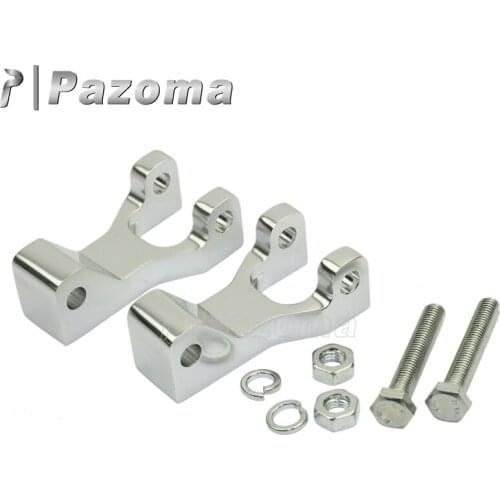 Motorcycle 3.5"Silver Aluminum Front Lowering Kit Drop for Honda TRX 450R Yamaha YFZ450 Raptor 700