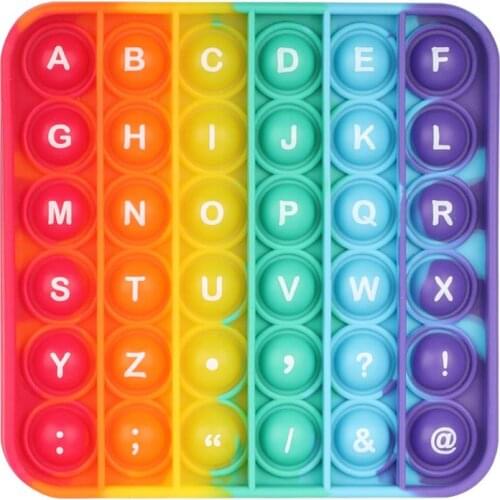 New Fidget Toys Push Bubble Fidget Sensory Toy Autism Special Needs Stress Reliever Antistress Toys Fidget Spinner Table game