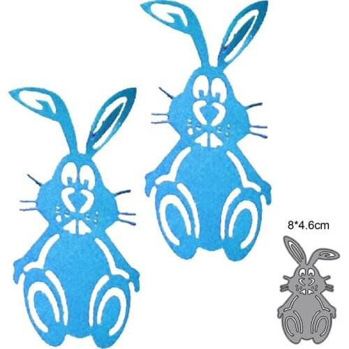 Easter Bunny cutting new 2021 arrival card paper embossing scrapbooking craft diy photo album Rabbit cutting dies