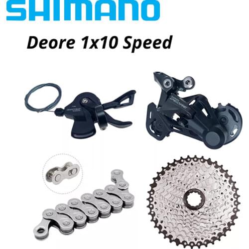 Shimano Deore m4100 1x10S derailleurs RD-M4120 10 speed shift lever sunshine cassette 36T 40T 42T 46T 50T chain 10v Groupset