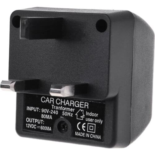 OOTDTY UK Plug 220V AC Power to 12V DC Car Cigarette Lighter Converter Supply Adapter-M25