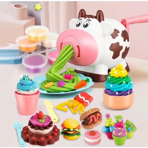 Pig Noodle Machine Toy Color Mud DIY Dough Tool Non-sticky Play House Toy for Kids Children Education Toys For Kids Toys Gift