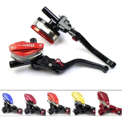 Universal 22mm Moto Lever Clutch Hydraulic Brake Master Cylinder Fluid Reservior for DRZ400 Honda GROM K1200r Yamaha R1 2015