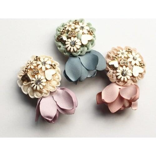 6pc/lot New Delicated Girls Prince Hair Clip Top Quality Hairpin Kid Hair Clip Barrette Luxury Korear Hair Cute Leaf Multicolor