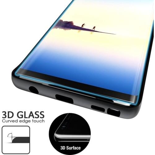 3D Full Cover Tempered Glass For Samsung Galaxy S9 S8 Plus Screen Protector For Galaxy Note 8 J3 J5 J7 2017 EU Protective Film