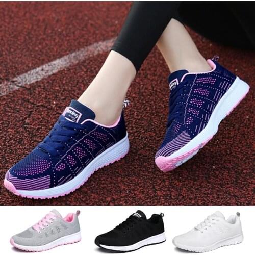 Womens Mens Fashion Casual Lightweight Breathable Soft Lace Up Sport Running Shoes sneakers women