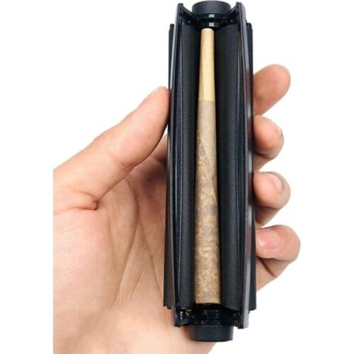 110mm Plastic Manual Tobacco Joint Roller Maker Portable Taper Raw Cigarette Rolling Machine Roll Paper Smoking Accessories Devi