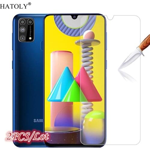 2Pcs For Samsung Galaxy M31 Glass For Samsung M31 Tempered Glass Phone Screen Protector Protective Glass For Samsung Galaxy M31