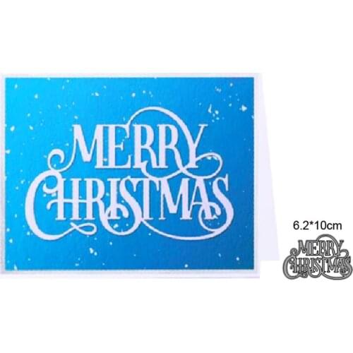 2021 Cutting dies Merry Christmas metal cutting dies cut die mold Scrapbooking paper craft knife mould blade punch stencils dies