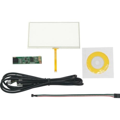 5inch 4 Wire Resistive Touch Panel Glass 117mm x 71mm With USB Controller Card