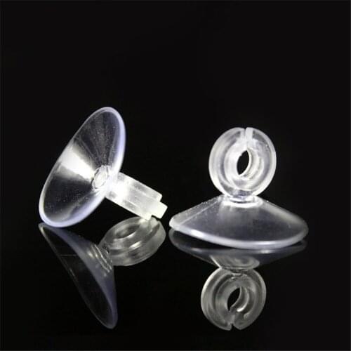 50Pcs/lot Aquarium Sucker Suction Silicone Cup For 4/6mm Air Line Pipe Tube Wire Glass Surface Holder Fish Tank Pump Supplies