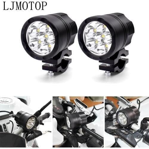 60W LED Motorcycle Headlight Fog Spot Head Lamp Spotlight Motorbike Bulb For Suzuki SFV650 SV650 TL1000S 600 750 KATANA B-KING