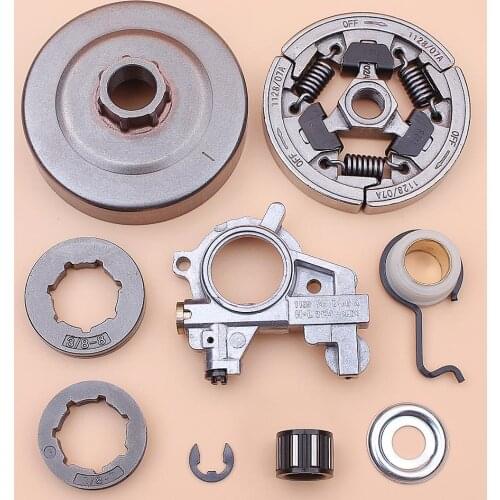 Clutch Drum 3/8" 8T 7T Sprocket Rim Kit For Stihl MS361 MS 361 Oil Pump Worm Gear Chainsaw 1128 007 1000, 1128 160 2004