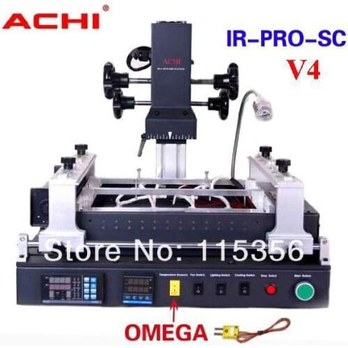 DHL free shipping ACHI IR PRO-SC V4 intelligent infrared BGA rework station for xbox360 PS3 chip reballing remove