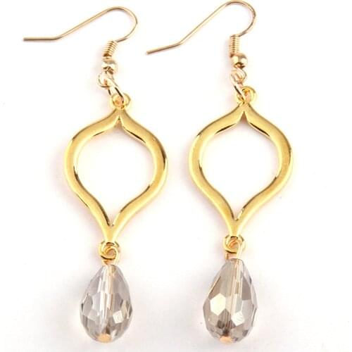 Free shipping New Fashion Lady Crystal drop Earring For Women Christmas holiday gift Jewelry