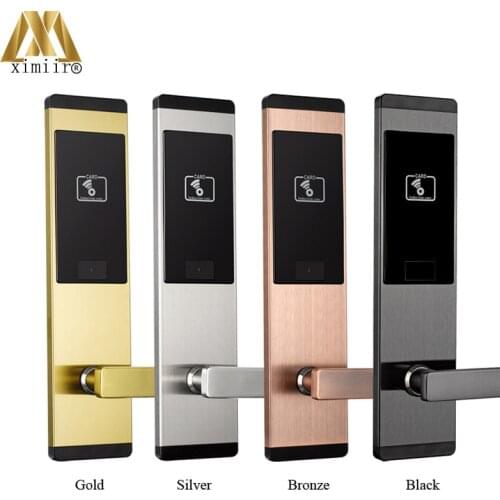 Good Quality Electronic Smart ID Card Door Lock For Security Home Lock System XM-339 Hotel Door Lock
