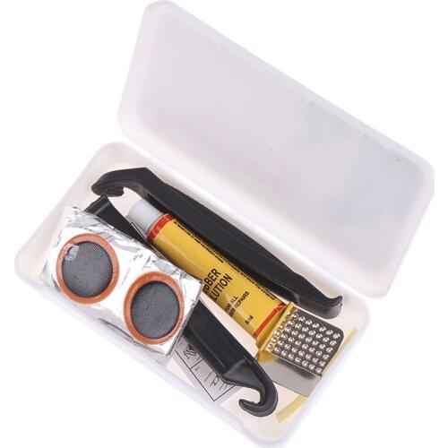 Mountain Bike Bicycle Repair Tools Cycling Flat Tire Repair Rubber Patch Glue Lever Set Tire Fix Kit Mender Ciclismo Accessories