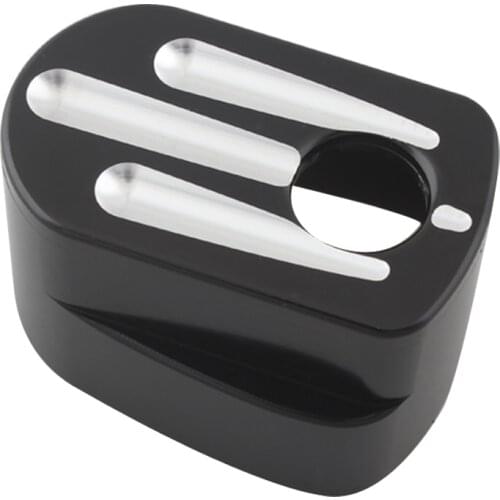 Motorcycle Black Long Cut Dash Ignition Switch Cover Cap For Harley Touring Electra Road Street Tri Glides FLTR FLHX FLH/T 14