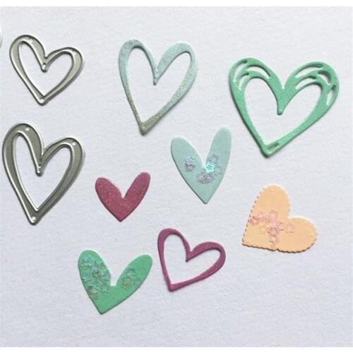 LOVE Heart Frame Metal Cutting Dies Stencils For DIY Scrapbooking Decorative Craft Embossing Handcraft Die Cutting Template