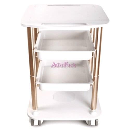 Mini Assembled Steel Frame Trolley Cart Stand Tray for RF Cavitation IPL Laser Salon Spa Use Beauty Machine Parts Tax Free EU