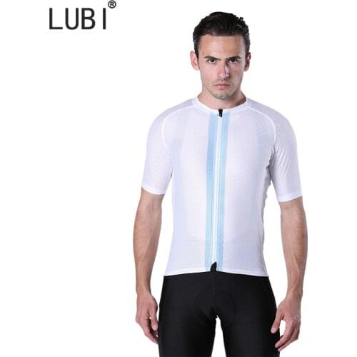 LUBI 2021 New Mens Summer Cycling Jersey Ride MTB Short Sleeve Breathable Shirt Downhill Jersey Pro Team Bike Clothing