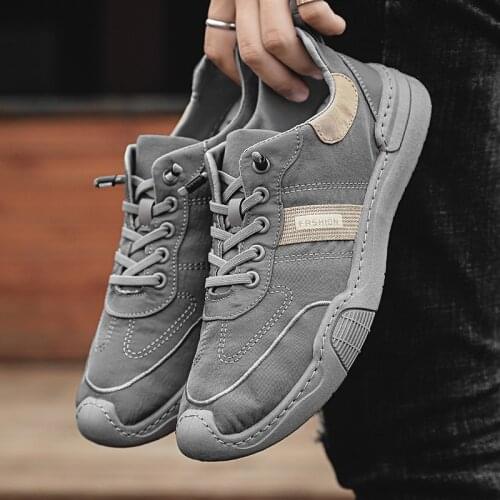 2021 Summer New Breathable Mens Shoes Trend Men Board Shoes Umbrella Canvas Sneakers All-match Sports Casual Shoes