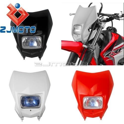Motorcycle Headlight Fairing For Honda CRF230F CRF150F CRF250R CRF450R CRF450L 2015-2020 Enduro Dirt Bike Front Headlight Mask