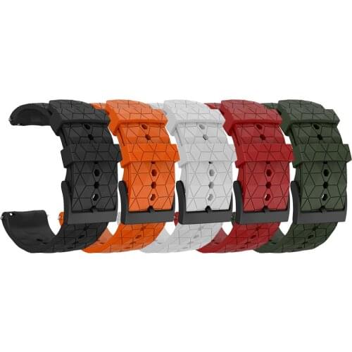 Silicone Replacement Watchband Wrist Band Strap For Suunto 9 Baro Titanium Copper Bracelet Compatible With Suunto Spartan Baro
