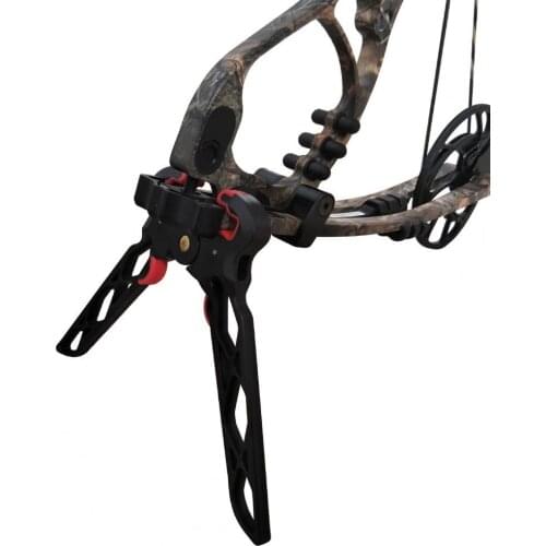 Folding Long Short Bow Frame Removable Compound Arrow Holder for Archery Bow Holder Folding Arrow Kicks Stand Holder for Archery