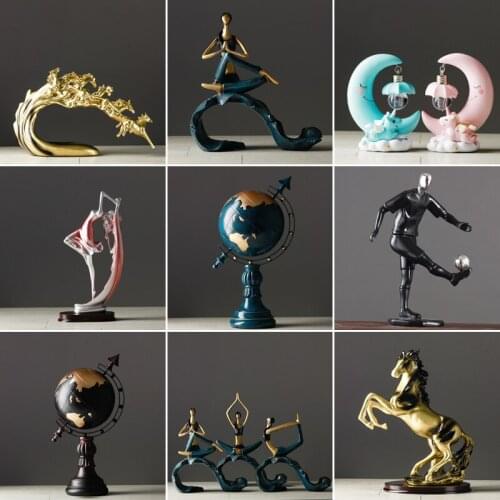 Owl Family Figurines Lovely Dancer Ornament Home Decor Creative Animal Crafts Home Decor Accessories Wedding Gift for lovers