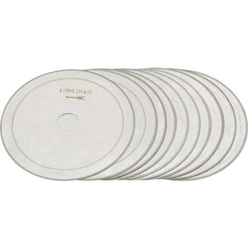 Blades 10 pcs ultra thin lapidary gems jewelry cutting blade