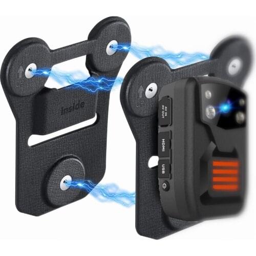 Universal Magnetic Police Camera Mount Compatible for All Brands Bodycams Strong Rare Earth Magnet Suction Clip