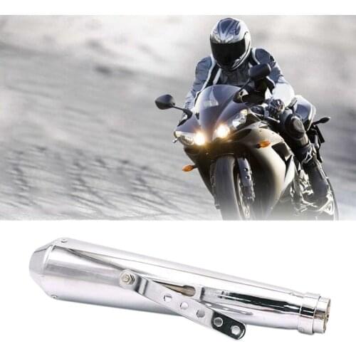 Universal Motorcycle Exhaust Muffler Pipe Kit 35-43mm Vintage Modified Exhaust Racing Pipe for Cafe Racer Bobber Chopper