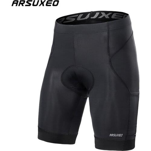 Cycling Shorts Tight Breathable Quick Dry Mountain Bike with Sponge Cushion Bicycle Equipment