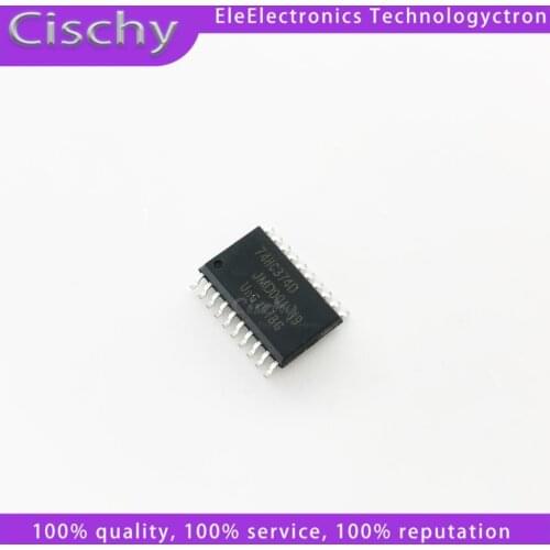 10pcs 74HC374D 74HC374 SOP-20 7.2MM