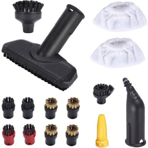 15Pcs For Karcher Cleaning Machine SC1 SC2 SC3 SC4 SC5 SC7 Accessories Replacement Round Brush Mirror Brush Head