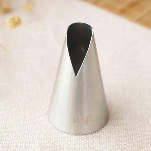 #686 Large Cake Decoration Tips Pastry Tools Metal Icing Piping Nozzles Stainless Steel Cupcake Cream Decor Kitchen Bakeware