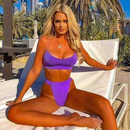 Black Shiny Crystal Swimwear Women Push Up Halter Bikinis Rhinestone Diamond Women Swimsuits Female Brazilian Bather Biquini