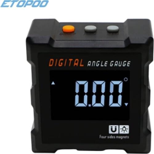 New Four Side Magnetic Digital Inclinometer Electronic Level and Angle Gauge Digital Protractor Angle Measuring Tools