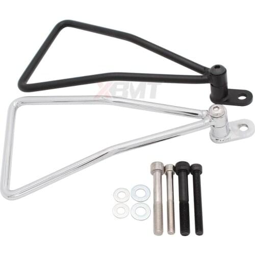 Motorcycle Saddlebag Support Bars Mounts Bracket Side Luggage For Yamaha XVS950A Honda GL1000 FTR223 CB223S MOTO GUZZI V7