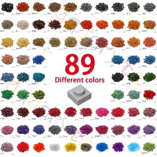 AQUARYTA 550pcs Building Blocks Part 3024 Bricks 1x1 Pixel Painting Materials Creativity Educational Toy for Adults and Teens